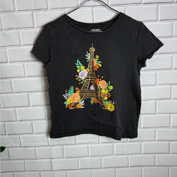 Old Navy Black and Yellow Short Sleeve Tee/size XL - Picture 3 of 7